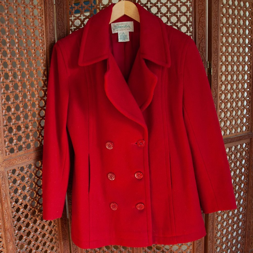 Vintage St Johns Bay Pea Coat